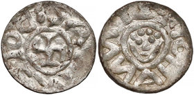 Bolesław III Krzywousty, Denar Wrocław (przed 1107) - monogram SI RRR
