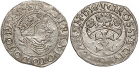 Zygmunt I Stary, Grosz Gdańsk 1538 - b. ładny