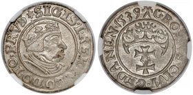 Zygmunt I Stary, Grosz Gdańsk 1539 - PRVS - menniczy
