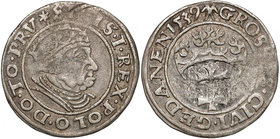 Zygmunt I Stary, Grosz Gdańsk 1539 - PRV