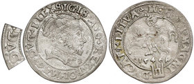 Zygmunt II August, Grosz na stopę litewską 1546 - błąd DVG - b. rzadki RRR