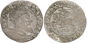 Zygmunt II August, Grosz na stopę litewską 1559 - LITV