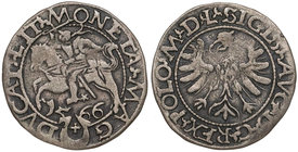 Zygmunt II August, Półgrosz Tykocin 1566 - Jastrzębiec R5