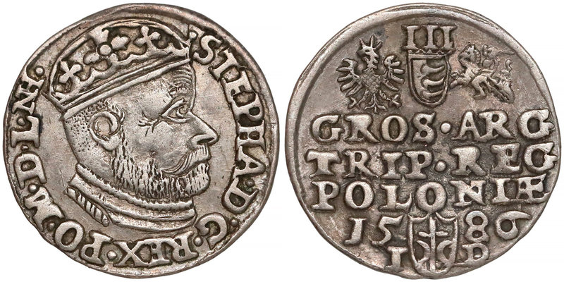Stefan Batory, Trojak Olkusz 1586 - NH w otoku - rzadki
 Ostatni trojak olkuski...