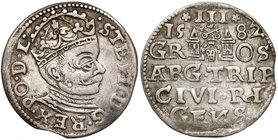 Stefan Batory, Trojak Ryga 1582