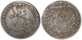 Zygmunt III Waza, Talar Bydgoszcz 1630 - wąskie popiersie z szarfą - NGC VF30