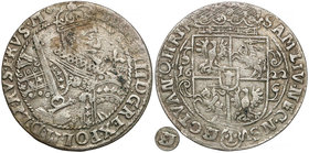 Zygmunt III Waza, Ort Bydgoszcz 1622 PRVS:M - przebitka N/G