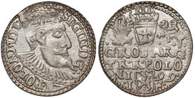 Zygmunt III Waza, Trojak Olkusz 1599