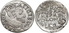 Zygmunt III Waza, Trojak Poznań 1593 - szeroka