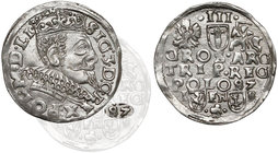 Zygmunt III Waza, Trojak Poznań 1597 - przebitka DATY RR