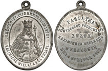 1869 r. Medal Pamiątka powtórnego pochowania zwłok Kazimierza Wielkiego