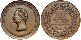1872 r. Medal, Fiodor Berg, 60-lecie służby - bardzo rzadki