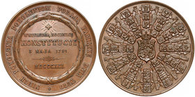 1891 r. Medal Stuletnia rocznica Konstytucji 3 Maja