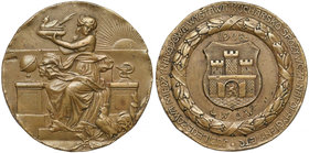 1908 r. Medal Wystawa kucharska we Lwowie - rzadki RR