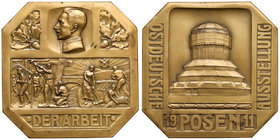 1911 r. Medal Wschodnioniemiecka Wystawa Przemysłu... Poznań - rzadki