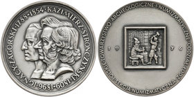1976 r. Medal SREBRO Ignacy Zagórski - Kazimierz Stronczyński (1 z 20 sztuk) RRR