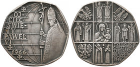 1966 r. Medal SREBRO 1000-lecie Chrztu Państwa Polskiego (Veritas)
