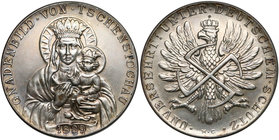 Medal 1939 Matka Boska (Amrogowicza) / Orzeł ze swastyką