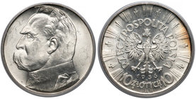 Piłsudski 10 złotych 1936