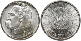 Piłsudski 10 złotych 1936