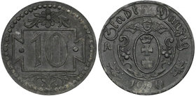 Wolne Miasto Gdańsk, 10 fenigów 1920 - 55 perełek