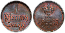 Wolne Miasto Gdańsk, 1 fenig 1930
