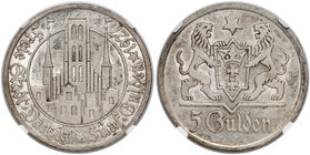 Wolne Miasto Gdańsk, 5 guldenów 1927