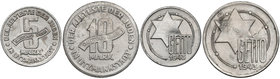 Getto Łódź, 5 i 10 marek 1943 Al/Mg (2szt)