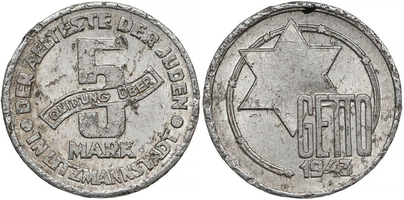 Getto Łódź, 5 marek 1943 Al
 Mennicza świeżość, ale wyraźne skaleczenia i obici...