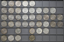 II RP zestaw handlowy 5 zł 1934-38 (40szt)