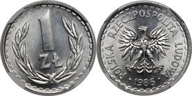 Destrukt 1 złoty 1986 - skrętka i końcówka blachy