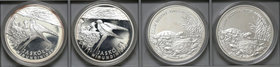 III RP, 300.000 zł 1993 Jaskółki i 20 zł 2002 Żółw (4szt)