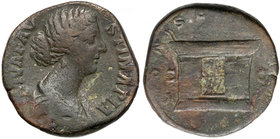 Faustyna Młodsza (żona Marka Aureliusza), Sesterc Rzym (176) - CONSECRATIO