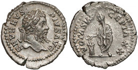 Semptymiusz Sewer, Denar Rzym (202-210) - Cesarz