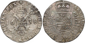 Netherlands, Brabant, Phillip IV, Patagon 1638, Brussels