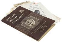 Katalog Medali Tysiąclecia 1971 + liczne dodatki, korespondencja itp.