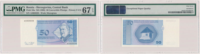 Bosnia and Herzegovina, 50 Convertible Pfeniga (1998), Serbian issue 
Bośnia i ...