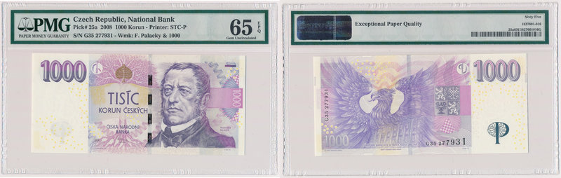 Czech Republic, 1.000 Korun 2008
Czechy, 1.000 korun 2008
 

Grade: PMG 65 E...