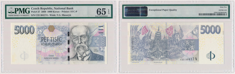 Czech Republic, 5.000 Korun 2009
Czechy, 5.000 korun 2009
 The largest denomin...