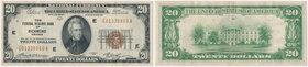 USA, 20 Dollars 1929, National Currency, Richmond Virginia, E