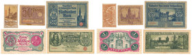 Gdańsk, Zestaw banknotów z lat 1918-1923 (5szt)