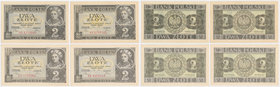 2 złote 1936 - AO, BX, CX, DN - zestaw (4szt)