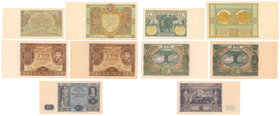 Zestaw banknotów 10-100 zł 1929-1936 (5szt)