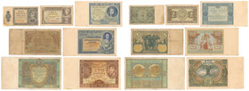 Zestaw banknotów 1 - 100 złotych 1925-1938 (7szt)