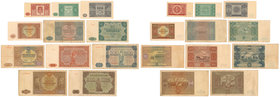 Zestaw banknotów 1 - 1.000 zł 1946-1947 (11szt)