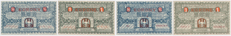 Kraków, 1/2 i 1 korona (2szt)
 

Grade: AU 
POLAND POLEN