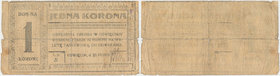 Oświęcim, Drukarnia Grossa, 1 korona 1919