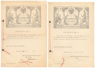 Patenty z 1925 r. (2szt)