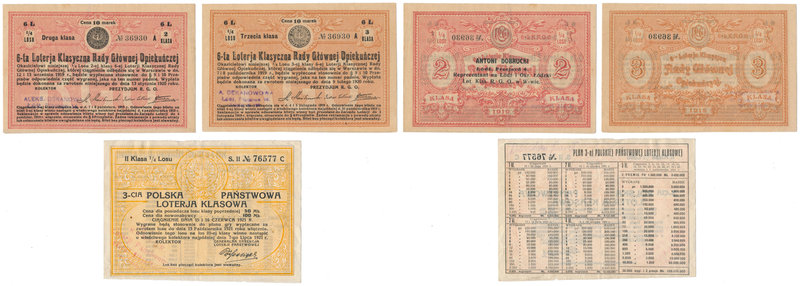 Loteria Rady Głównej Opiekuńczej i Państwowa Loteria Klasowa (3szt)
 

Grade:...