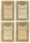 5% Poż. Krótkoterminowa 1920, Obligacje 100-1.000 mkp (4szt)